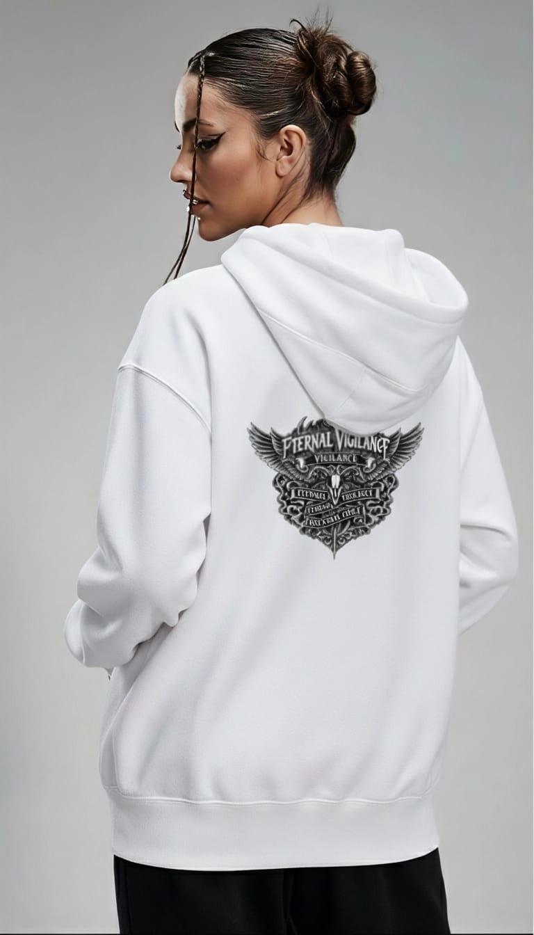 Eternal Vigilance Oversized Hoodie – 400 GSM