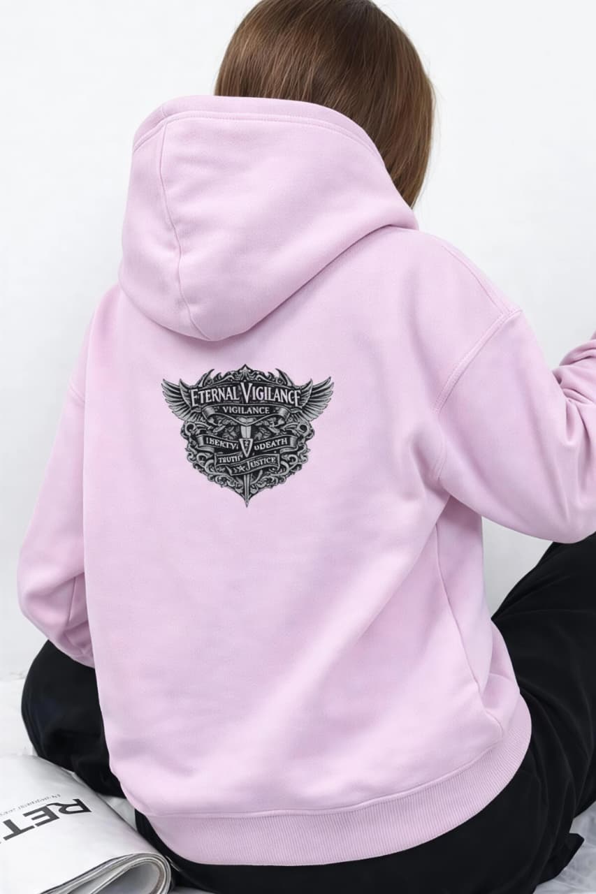 Eternal Vigilance Oversized Hoodie – 400 GSM