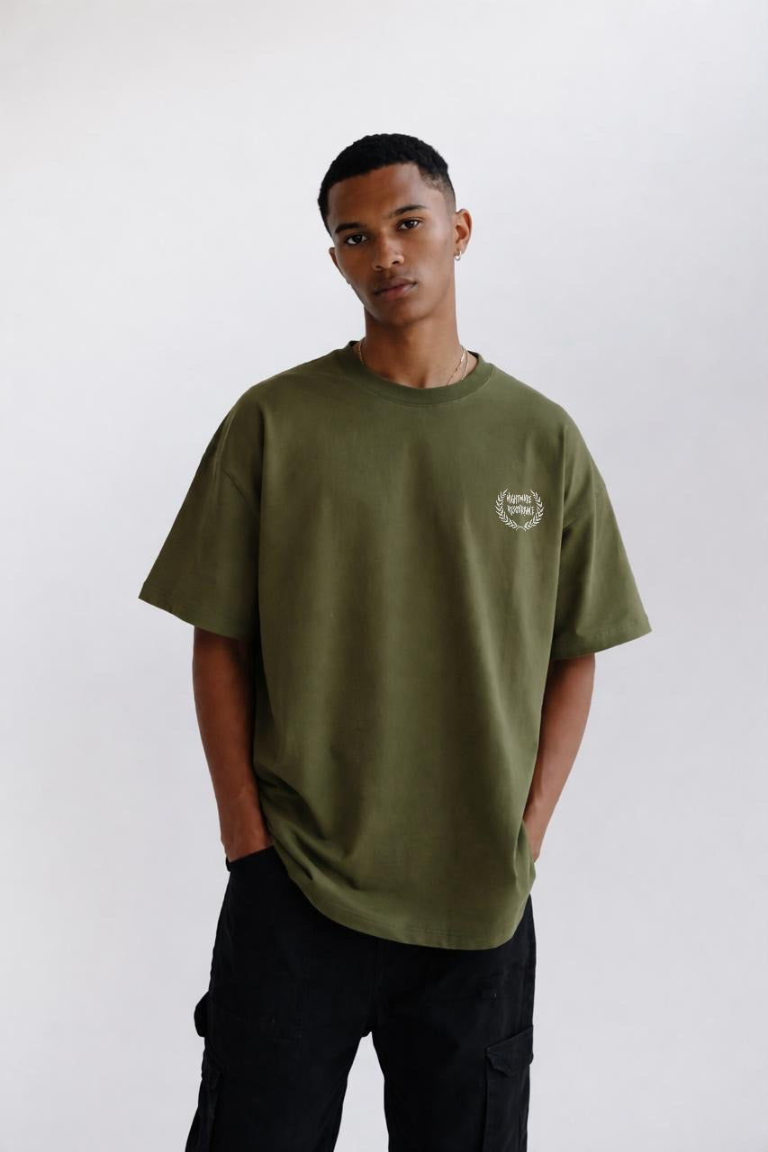 Nightmare Resonance: Graphic Oversized Tee — 240 GSM