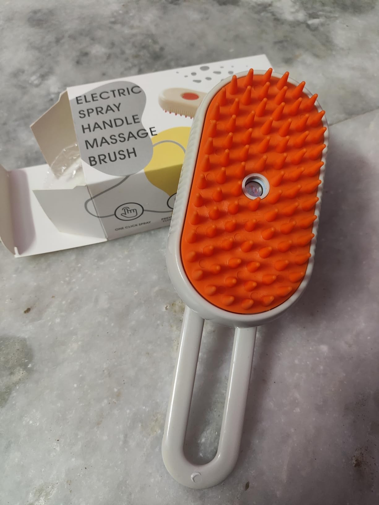 Electric Spray Massage Hair Removal Brush – Easy Pet & Hair Cleaning Tool